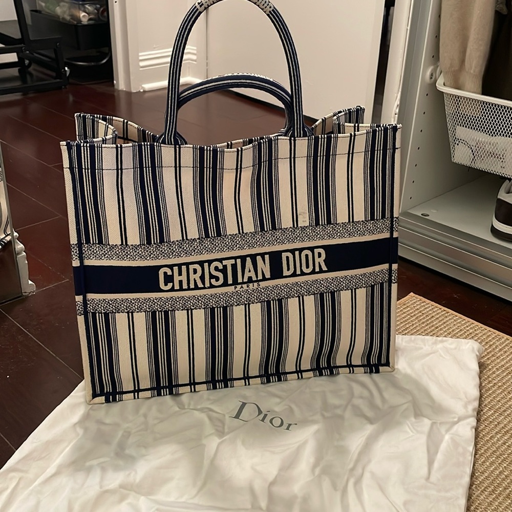Christian Dior limited edition Ibiza large book tote
